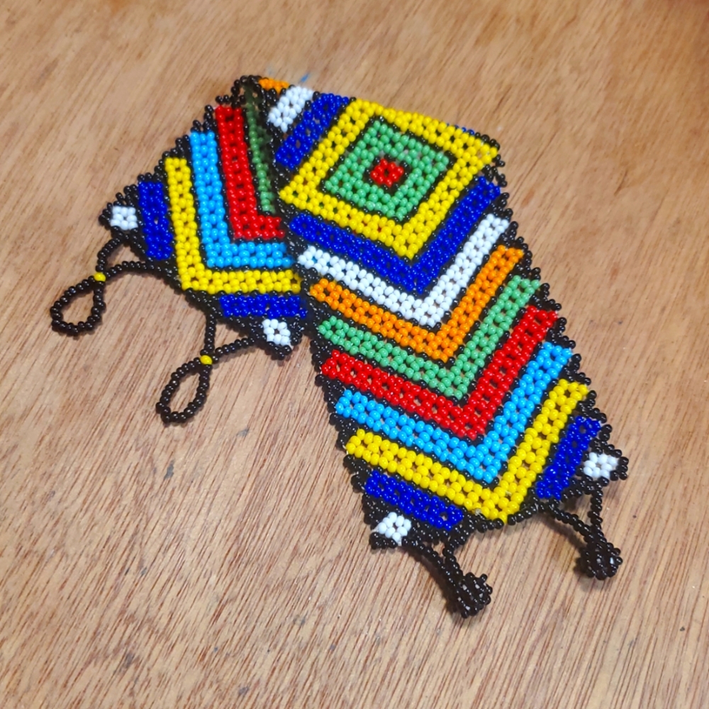 Native American woven bead bracelet DX866